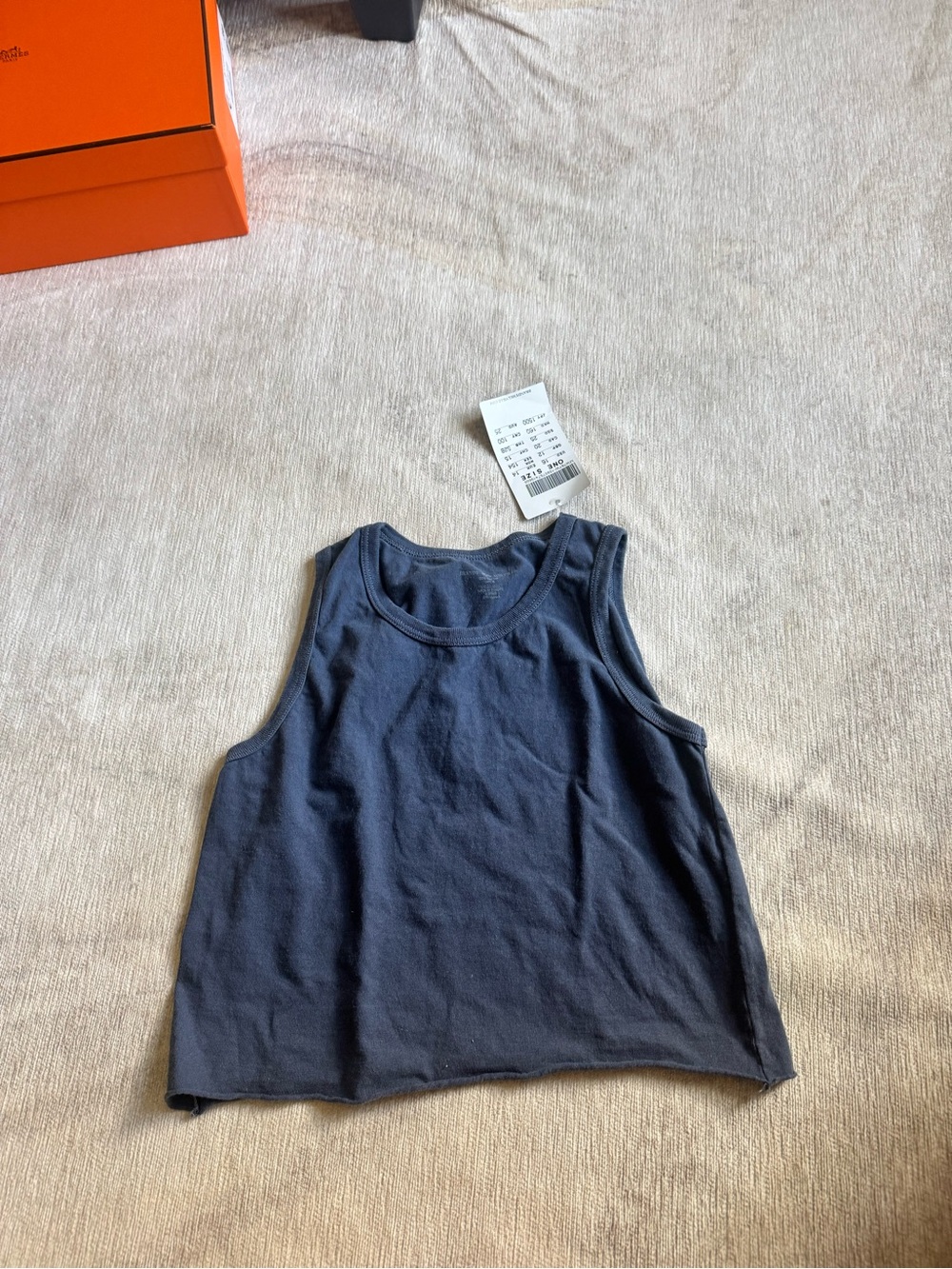 Brandy Melville Navy Crop Tank